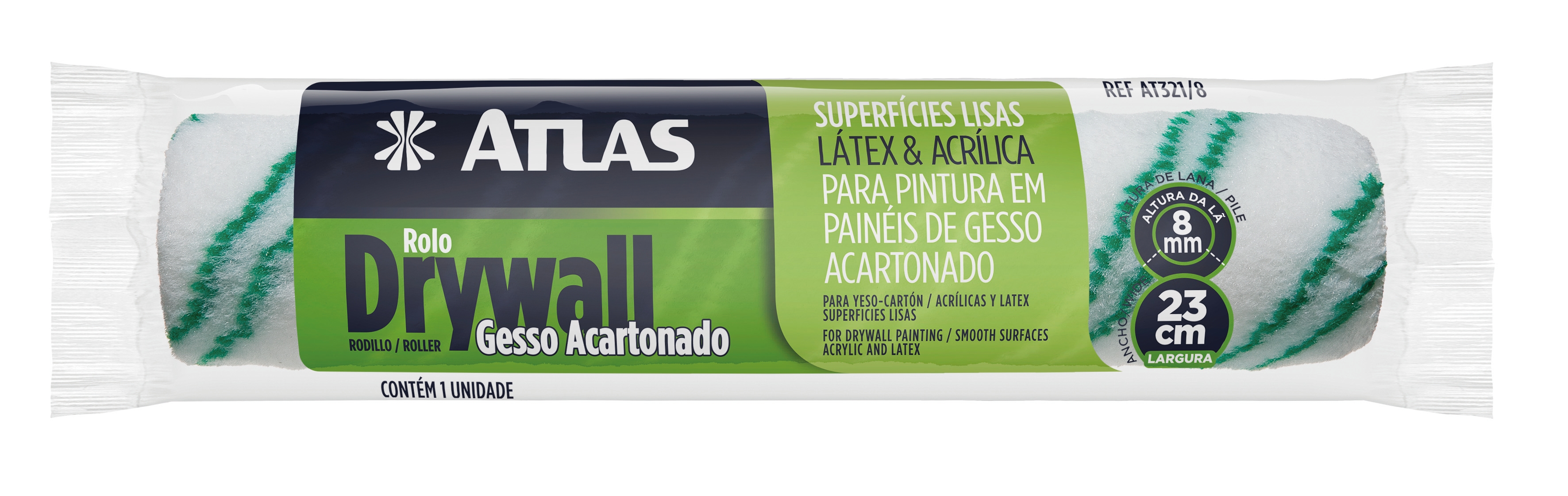 ROLO DE PINTURA DRYWALL POLIAMIDA 23CM