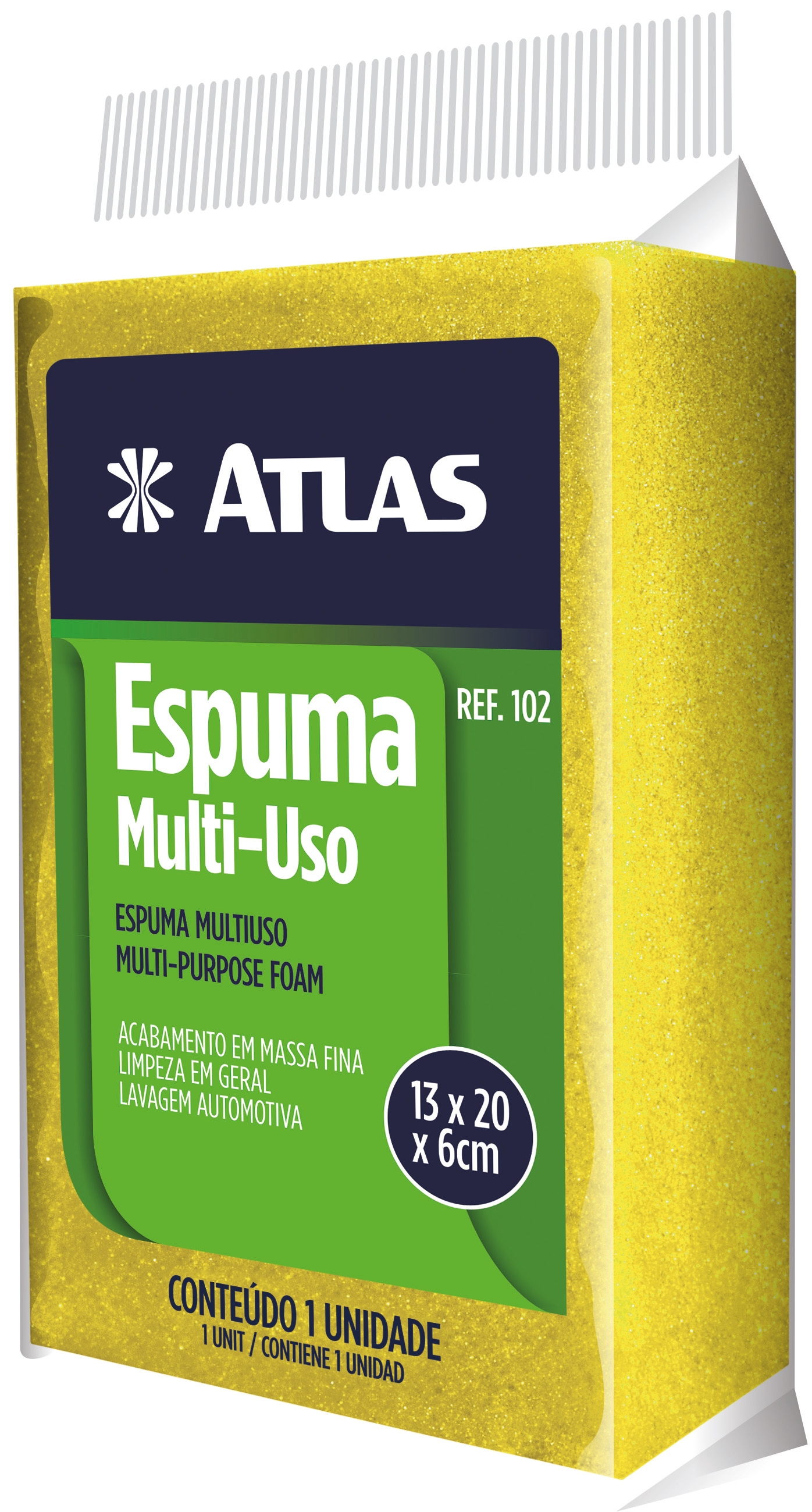 Bloco de espuma multiuso