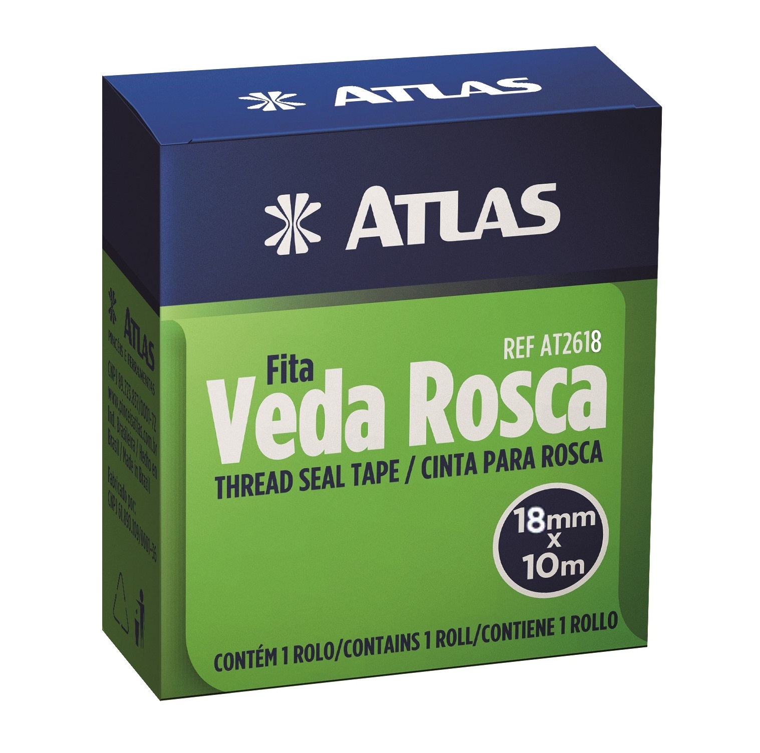 FITA VEDA ROSCA 18MMX10M
