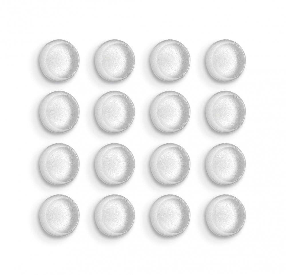 ANTI IMPACTO ADESIVO M D15X3,5MM 16PC PV