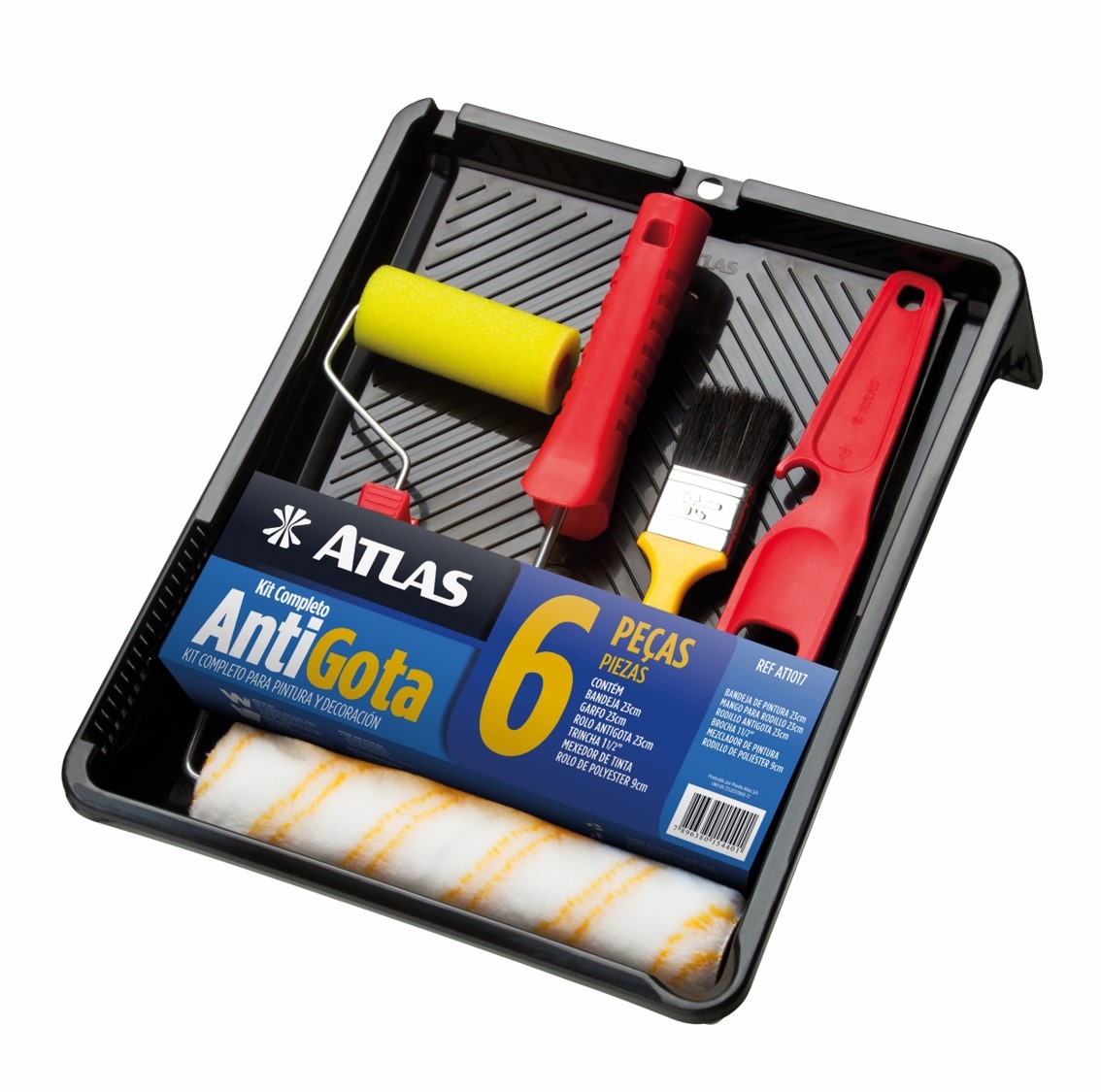 Kit de pintura con 6 piezas