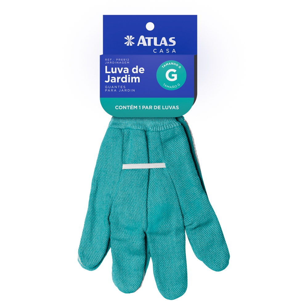GUANTES DE ALGODON PARA JARDIN 3PZS