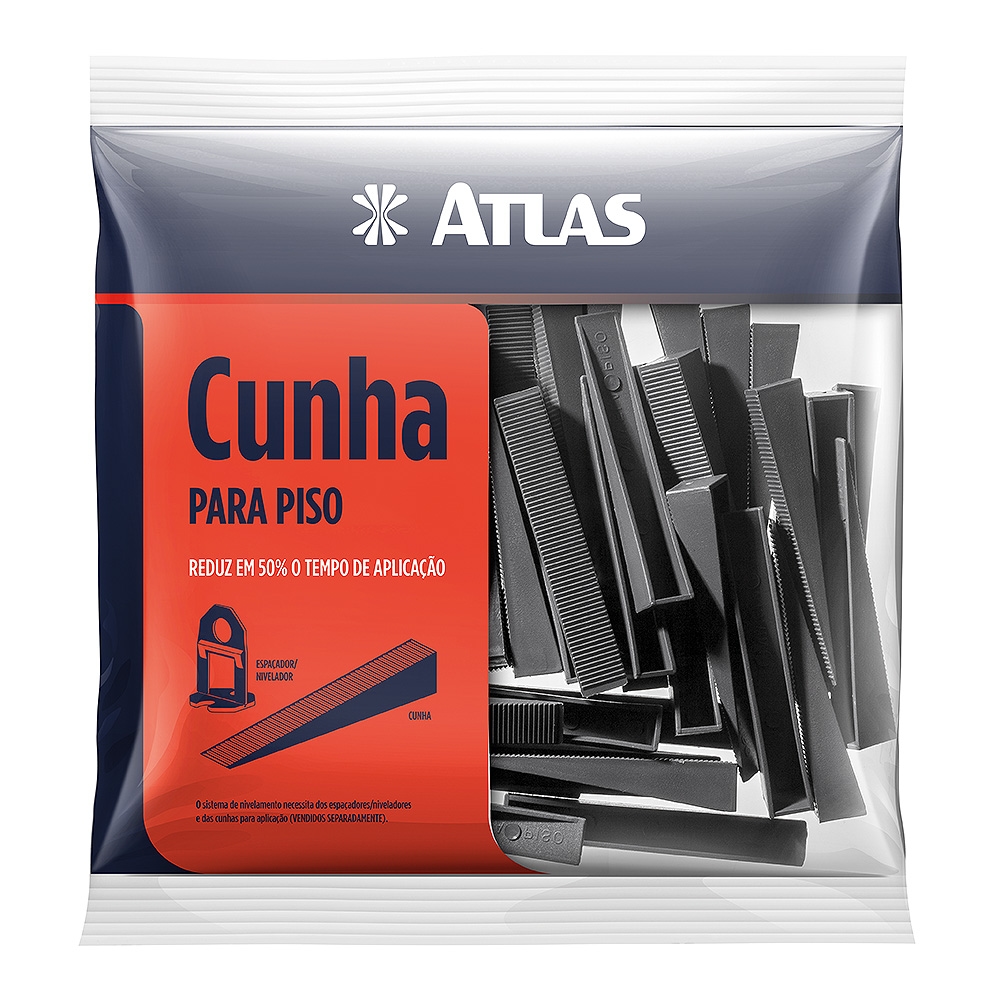 Cuña plástica para nivelación de pisos cerámicos