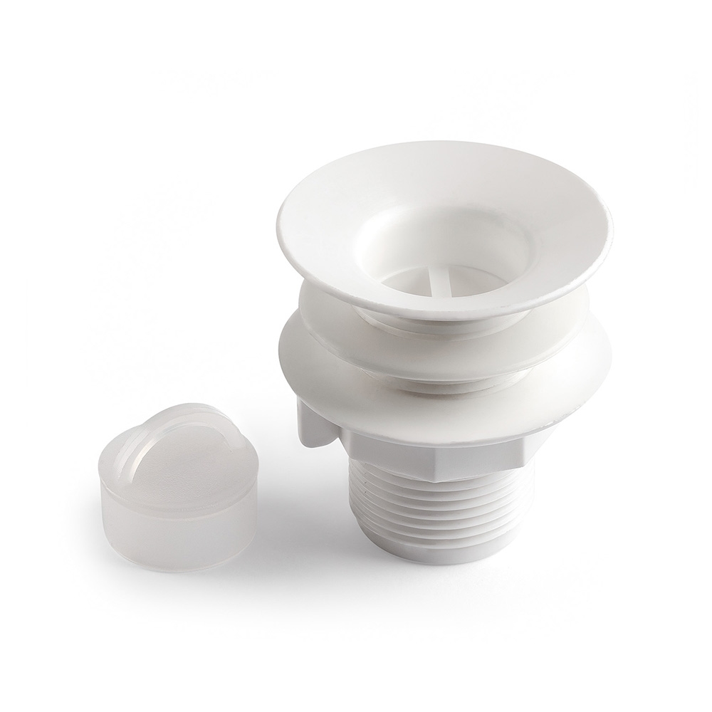 VALVULA PLASTICO LAVABO BANO 7/8 "12PC