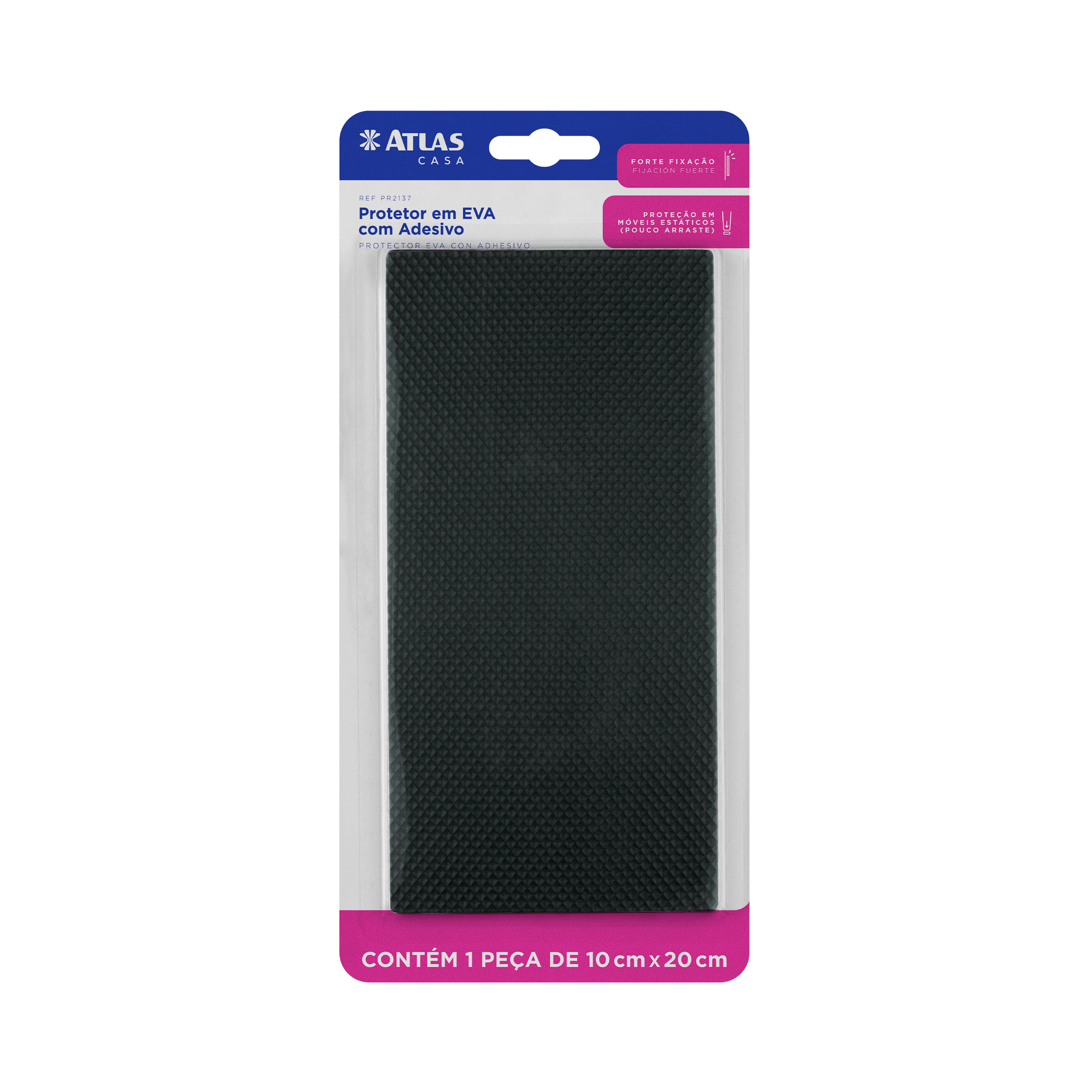 ADHESIVO PROTECTOR EVA 10X20 NEGRO
