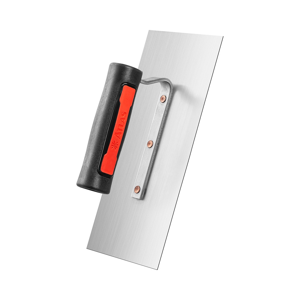 Llana de acero con cantos rectos 25x12cm