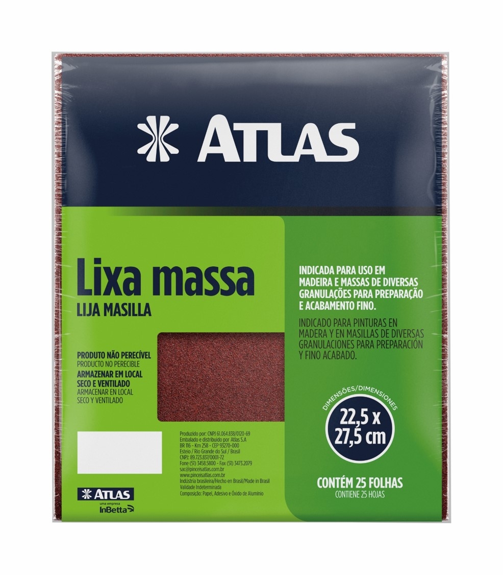 Lija para madera y masillas