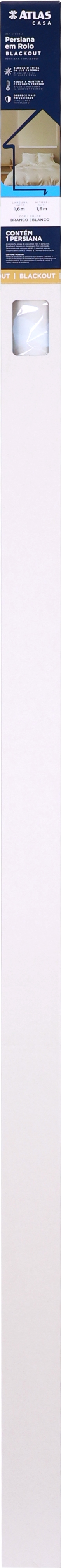 PERSIANA ROLO BLACKOUT BRANCA 160X160