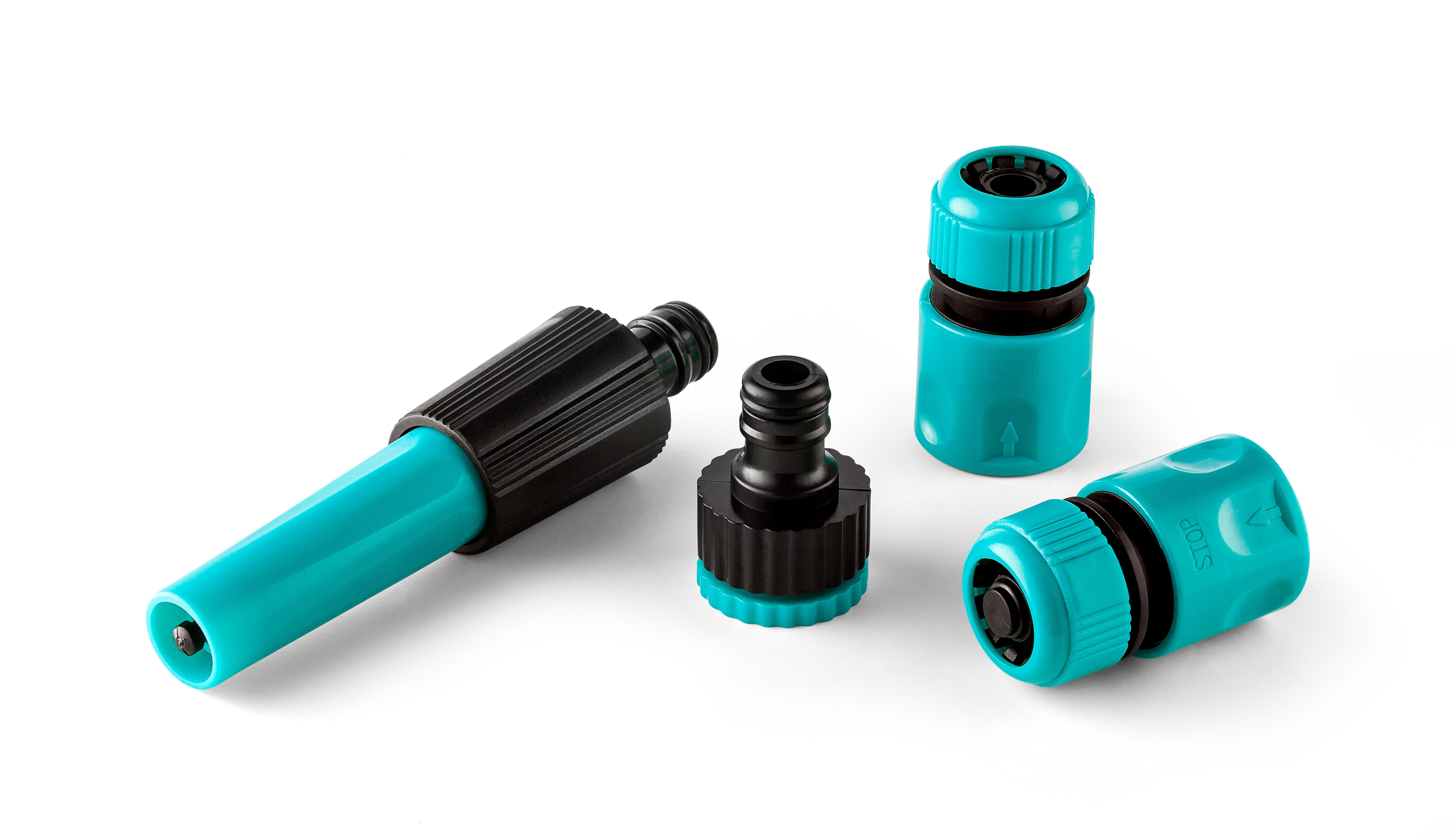 KIT ESGUICIO 4 PIEZAS PLASTICAS AZUL