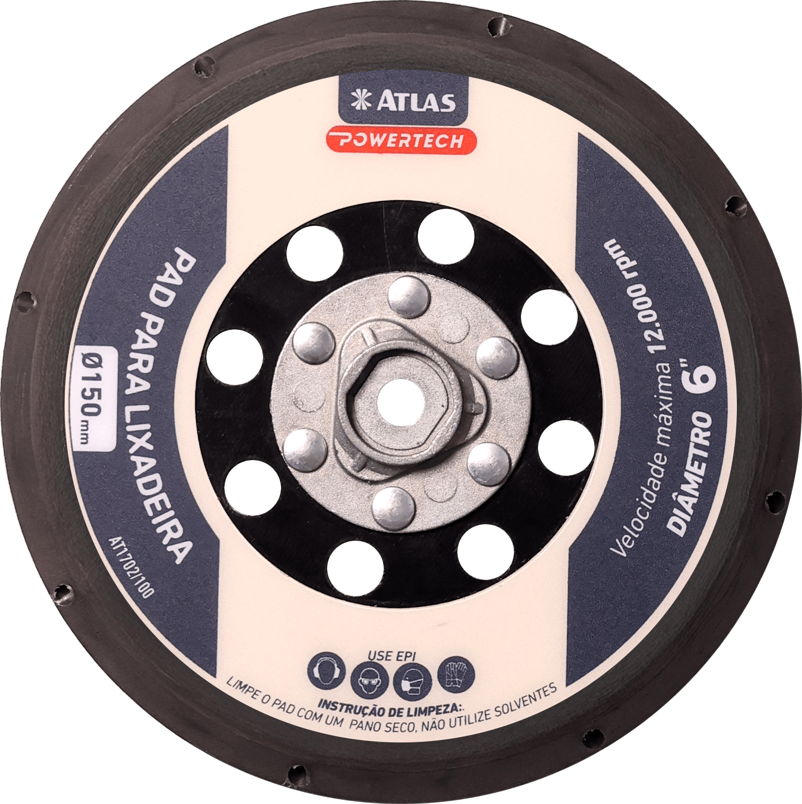 PAD 150MM LIXADEIRA AT1702