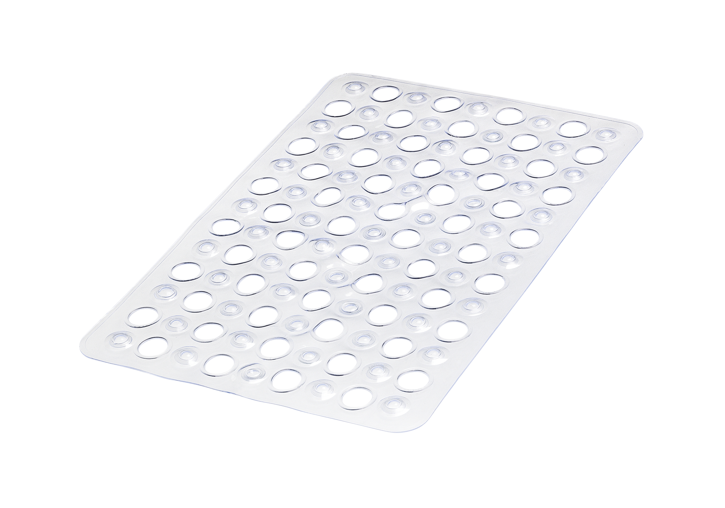 TAPETE BANO PLASTICO CREMA 48X32CM