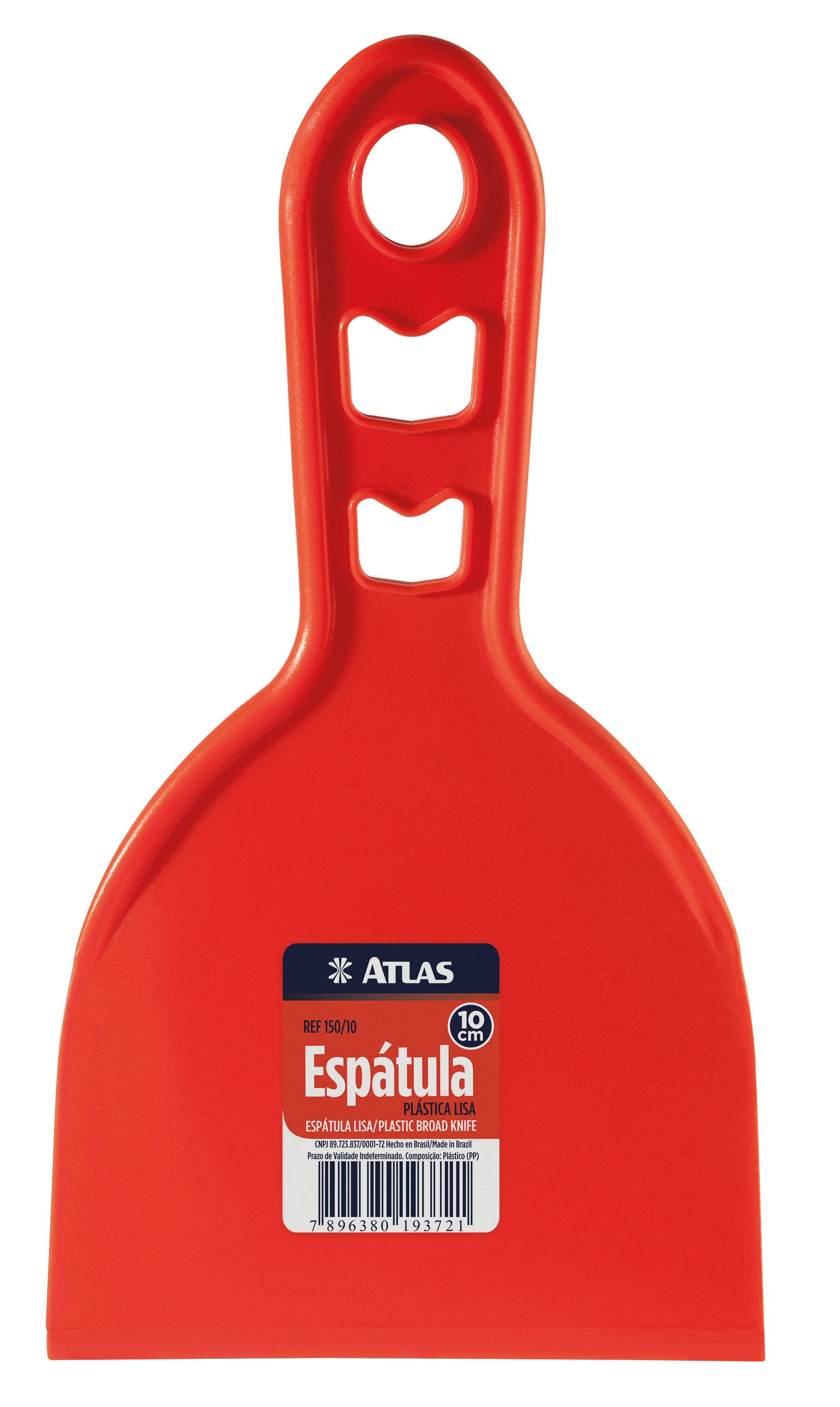 ESPATULA PLASTICA LISA 10CM