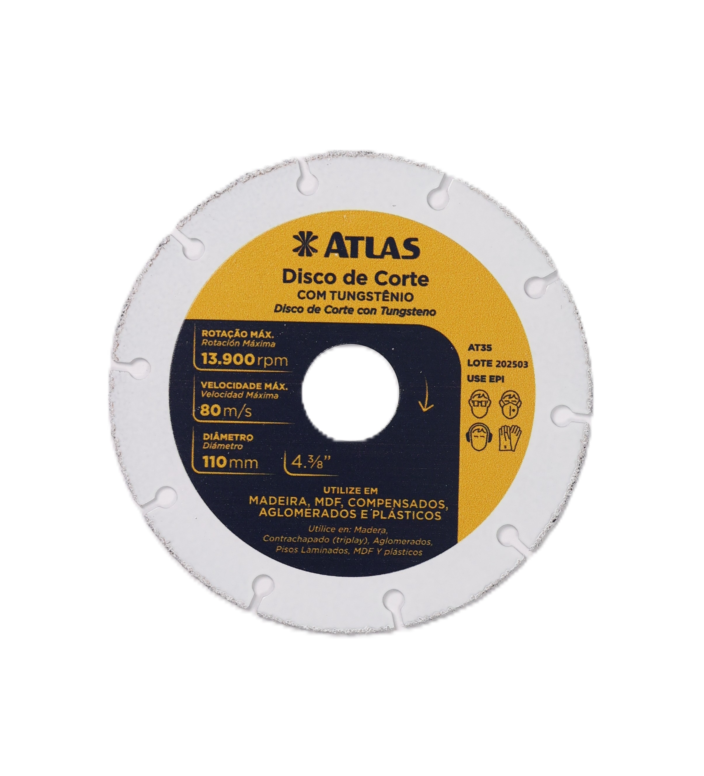 DISCO DE CORTE TUNGSTENIO SEGMENT