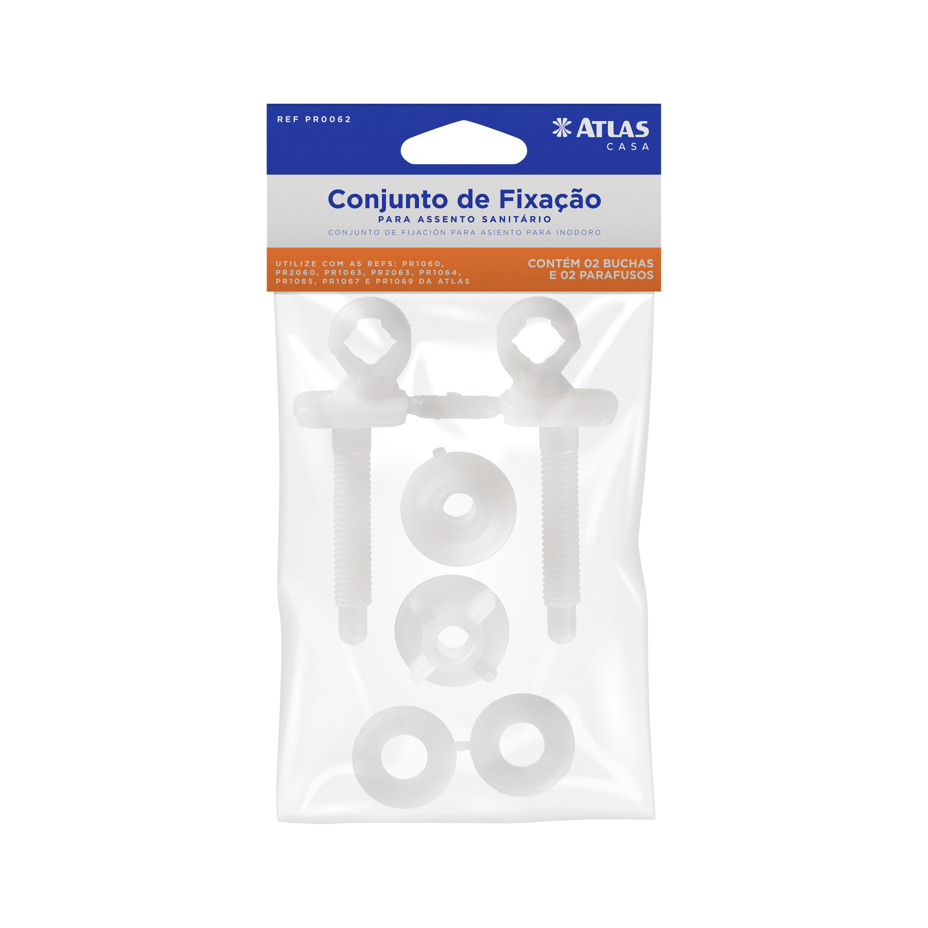 CONJUNTO PLASTICO DE FIJACION P ASENTO