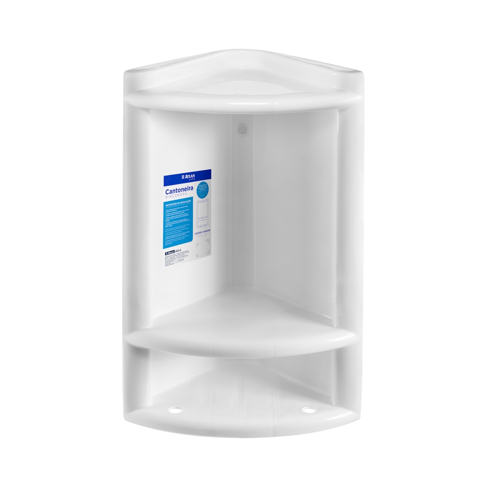 RINCONERA PLASTICA BLANCA 4PZ