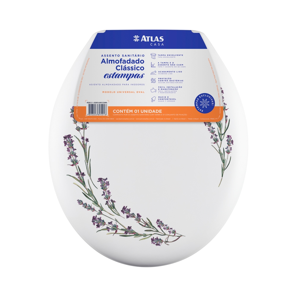 ASIENTO ALMOHADADO - LAVANDA PLAS BR