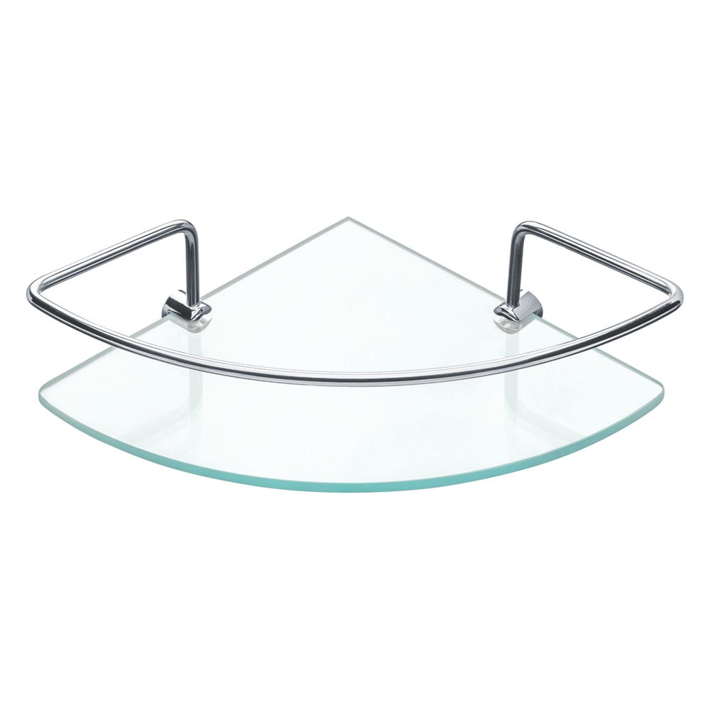 REPISA DE VIDRIO CON BASE 20X20CM S