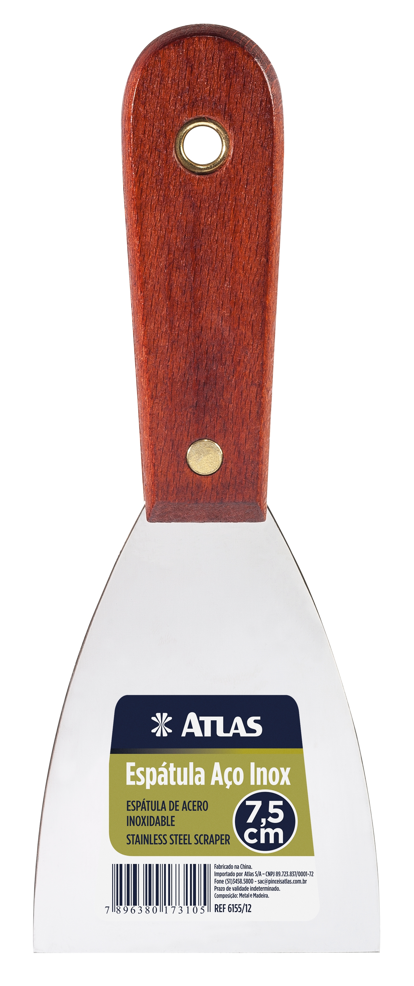 ESPATULA ACO INOX 7,6CM