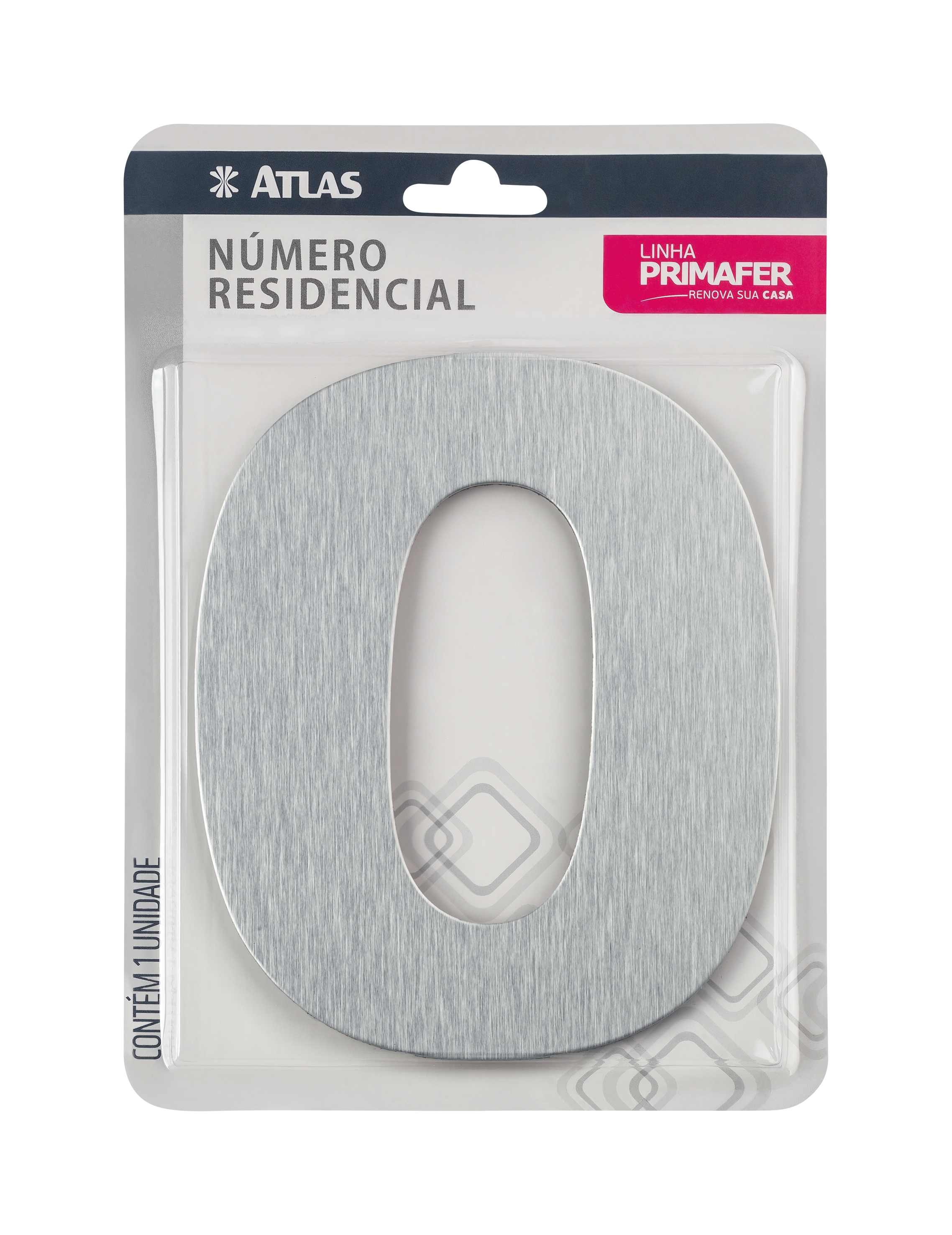 NUMERO PARA CASA ADESIVO 0 ACM ESC