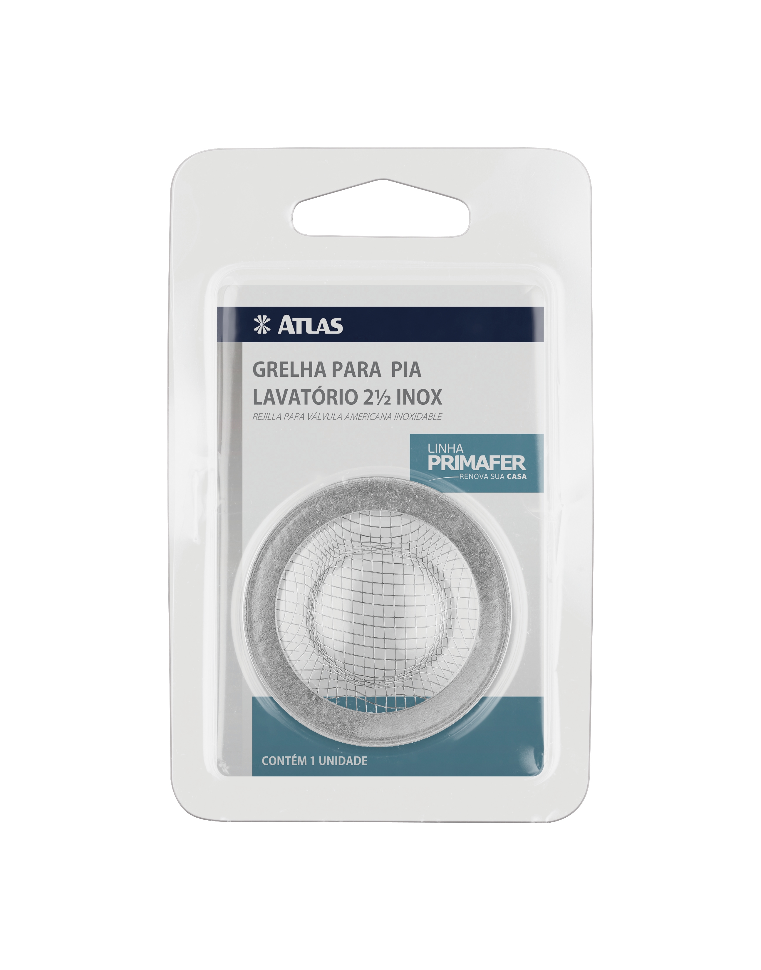 GRELHA PARA PIA/LAVATORIO 2½ INOX