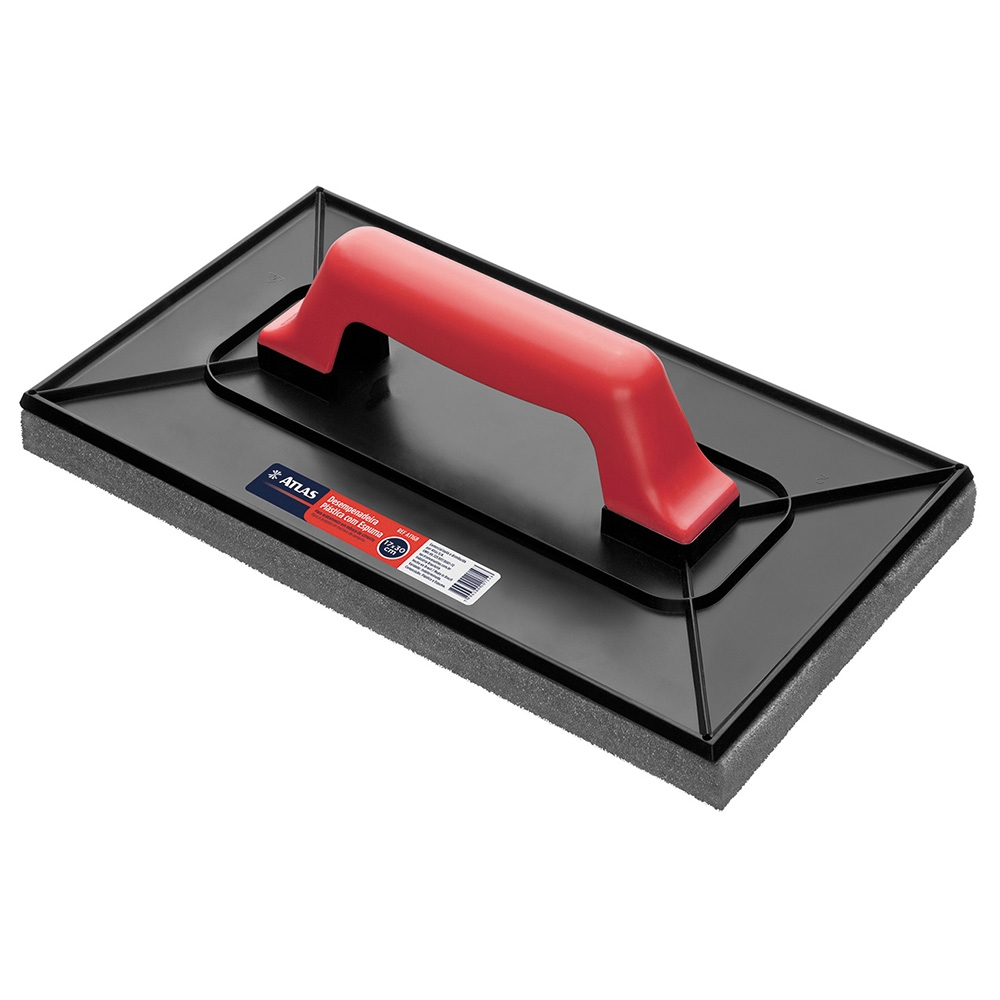 DESEMPENADEIRA PLASTICA C/ ESPUMA GRANDE