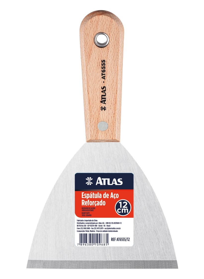 ESPATULA DE ACO REFORCADO 120MM