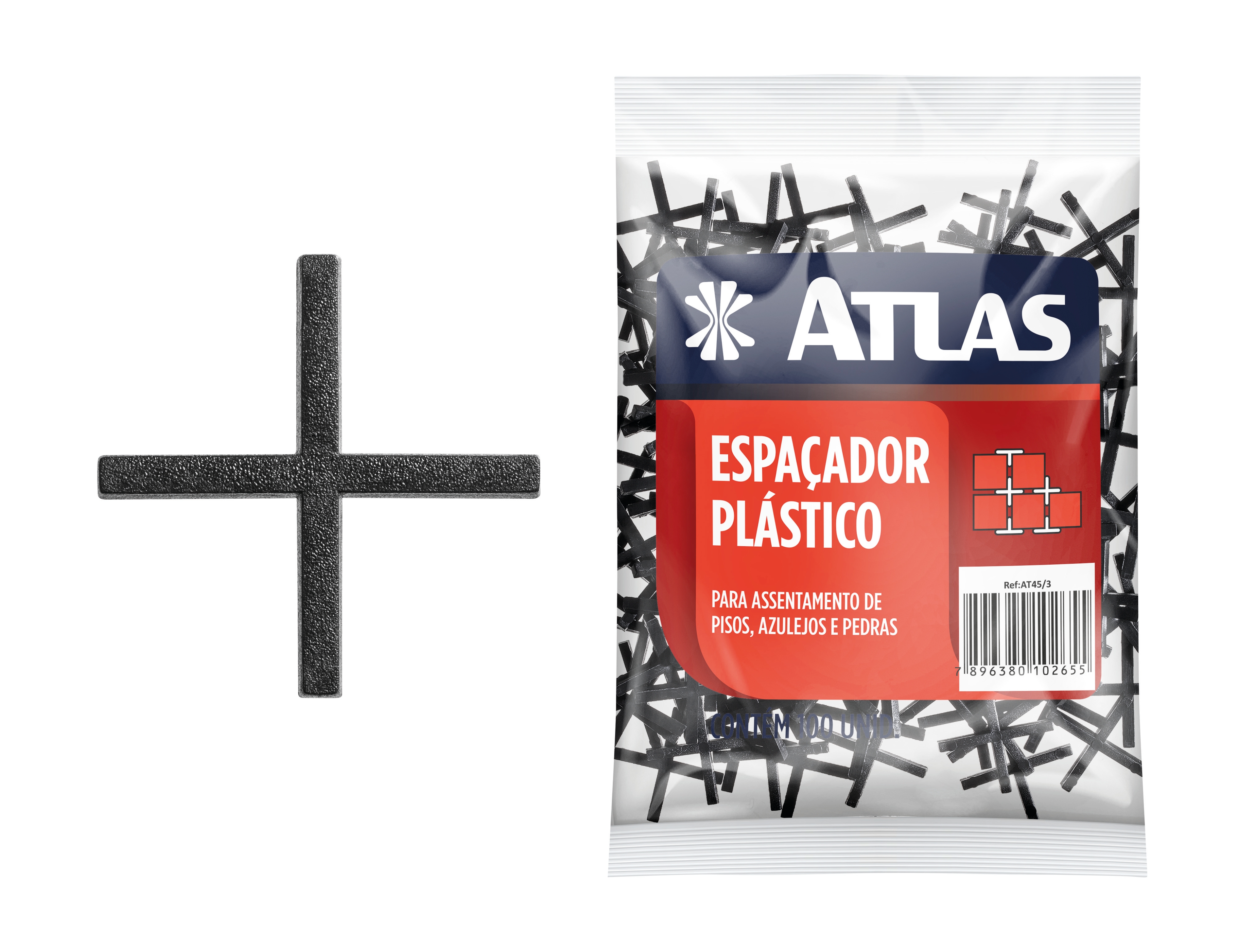 ESPACADOR PARA CERAMICA - PLASTICO 1MM