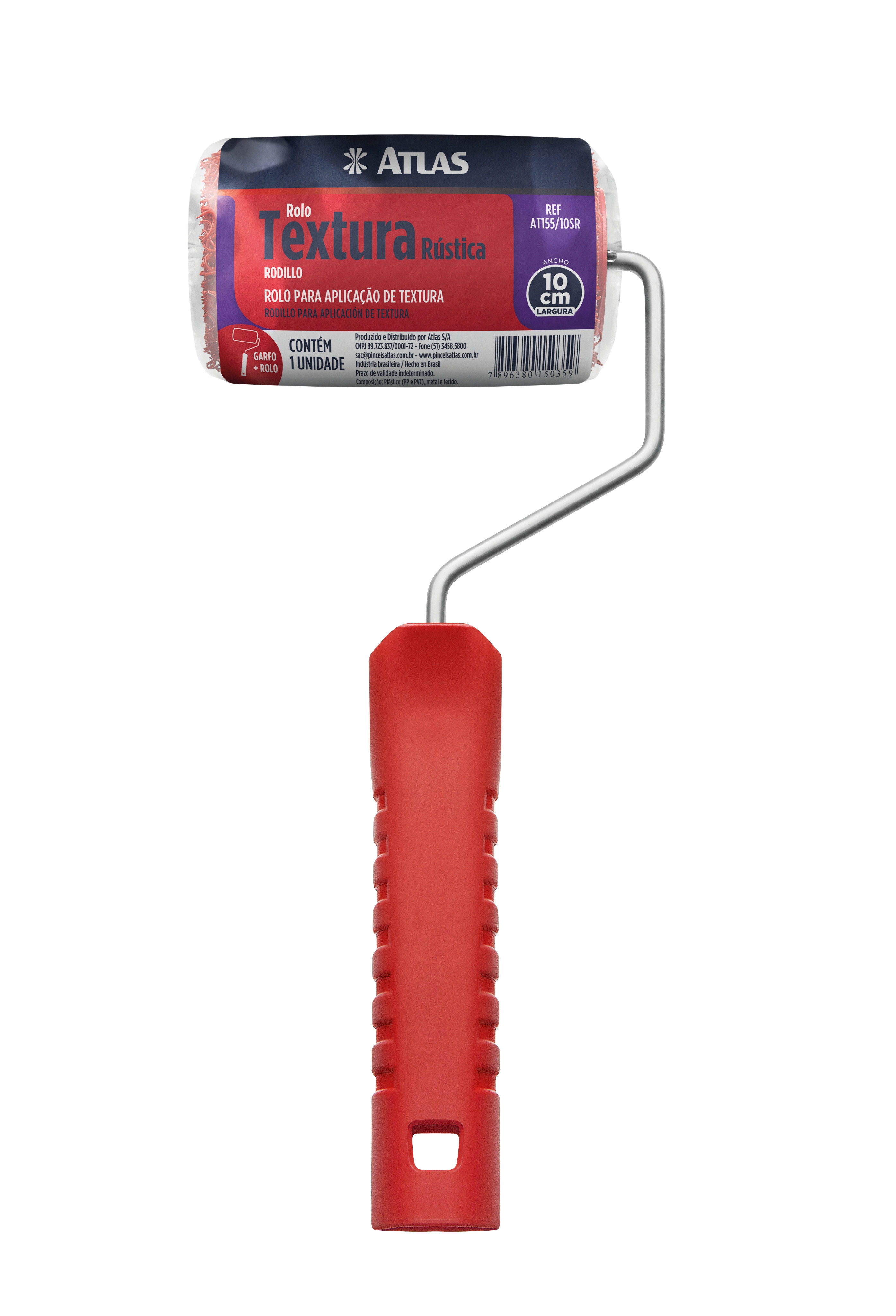 CONJ DE PINTURA TEXTURA RUSTICA 10CM