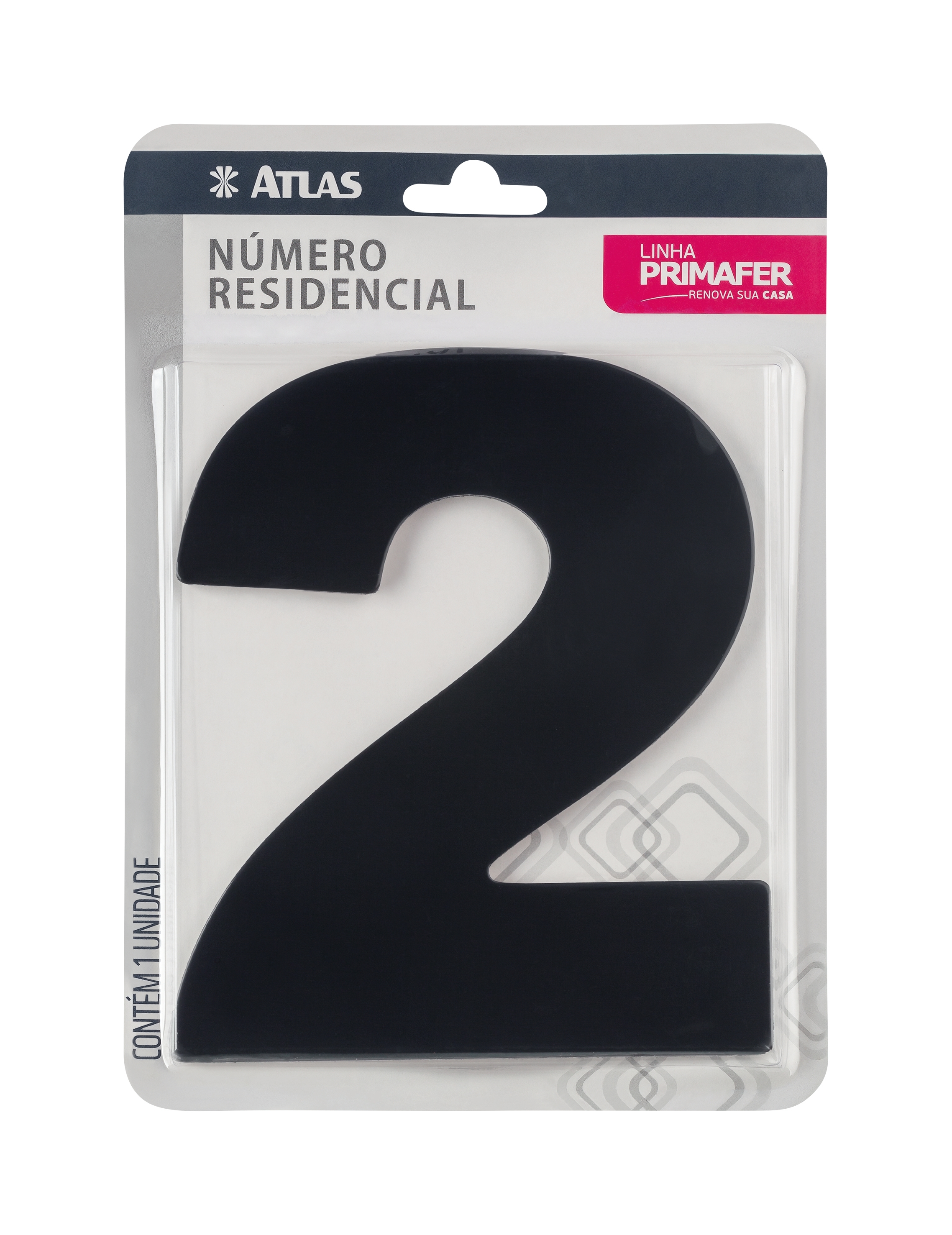 NUMERO PARA CASA ADESIVO 2 ACM PR
