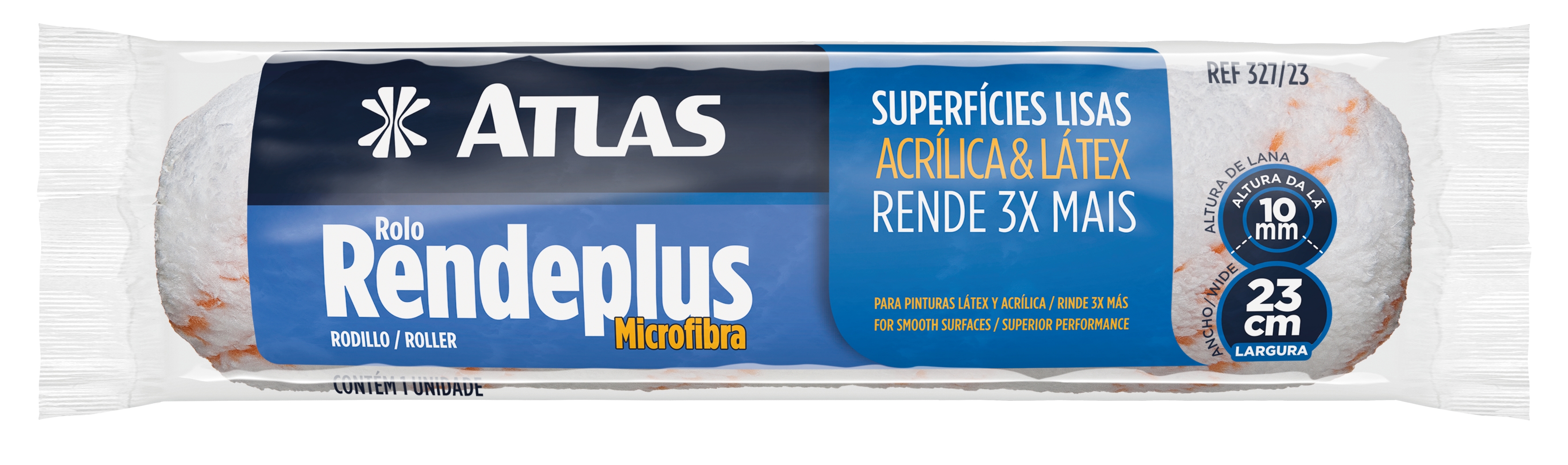 ROLO DE PINTURA RENDEPLUS MF 10MM 23CM