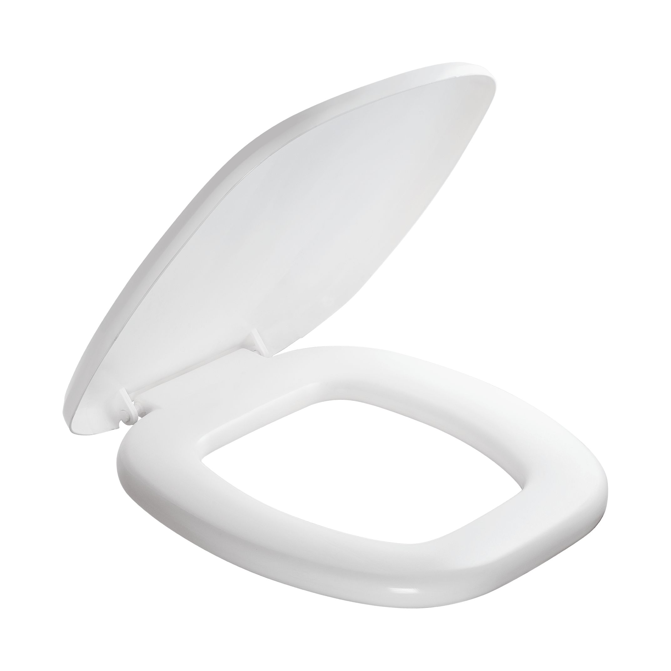 Assento Sanitário Almofadado Quadrado Branco