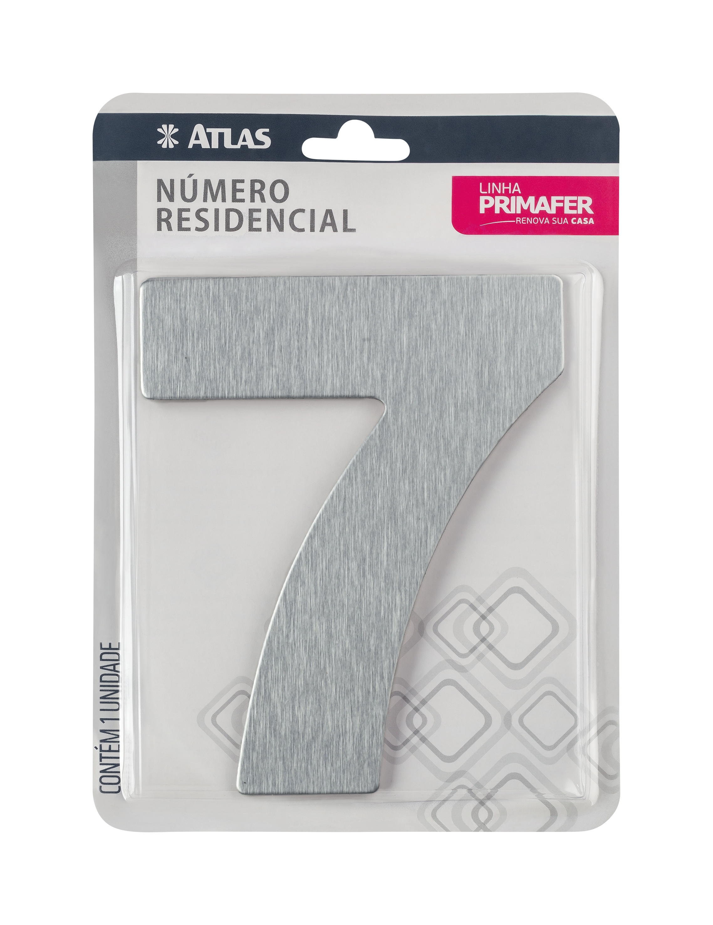 NUMERO PARA CASA ADESIVO 7 ACM ESC